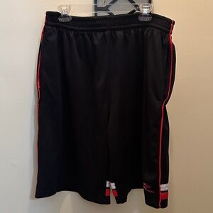 Enyce Black and Red Athletic Shorts